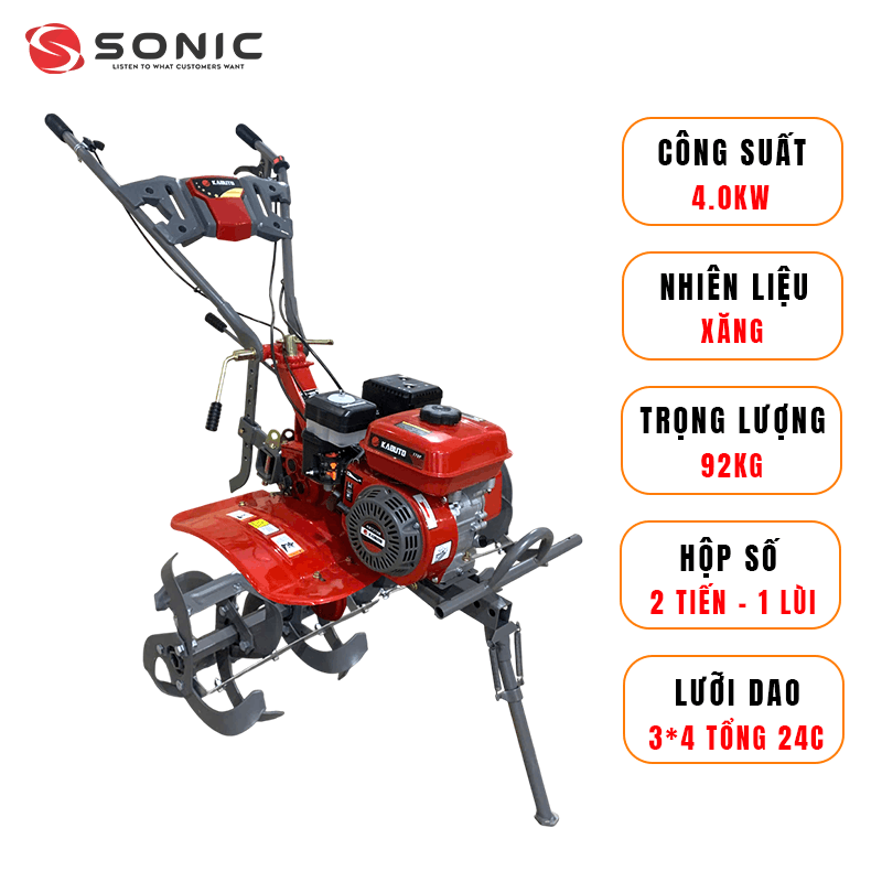 MÁY XỚI ĐẤT MINI KABUTO KBT710BR (MÃ CŨ KBT270B)