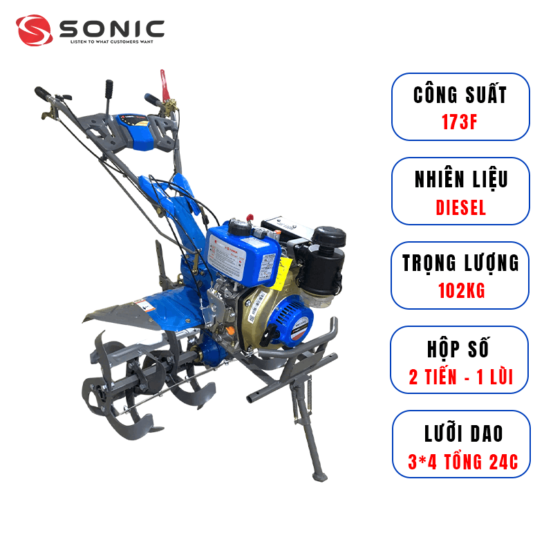 MÁY XỚI ĐẤT MINI KABUTO DIESEL KAMA KM273PRO